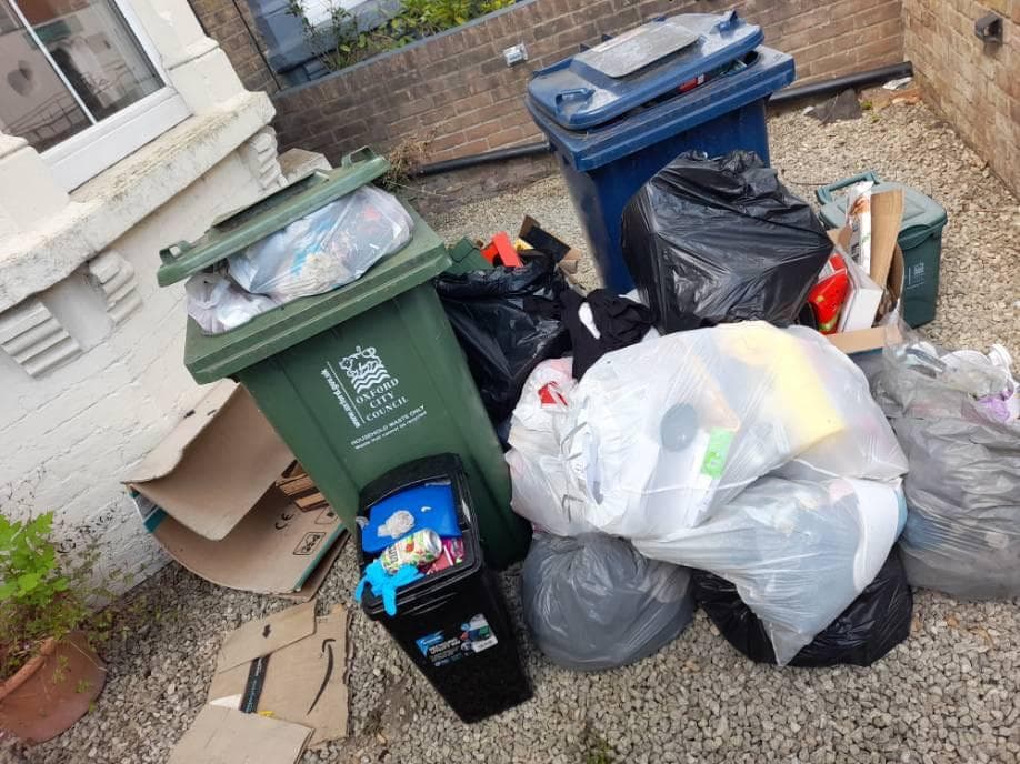 Medium load in Aylesbury — before clearance