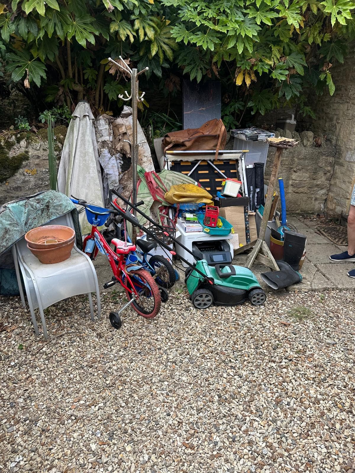 Garage clearance in Aylesbury — before clearance