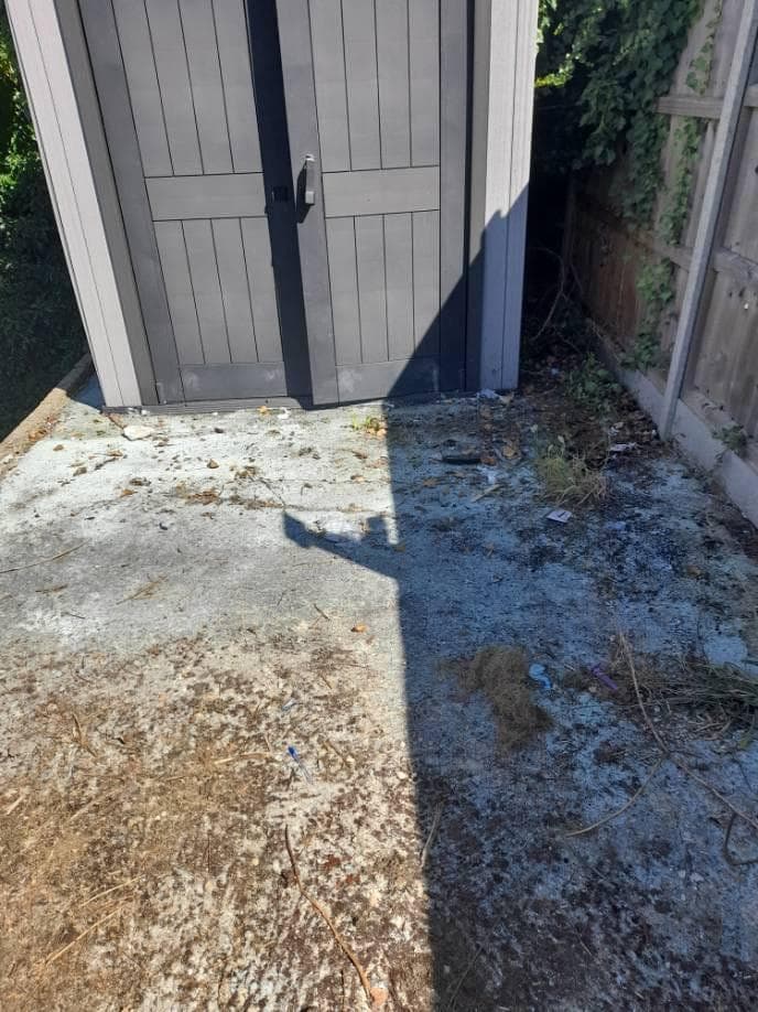 Garage clearance in Aylesbury — after clearance